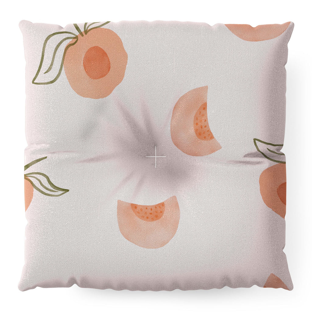 Menina Lisboa Ripe Peaches Floor Pillow Square