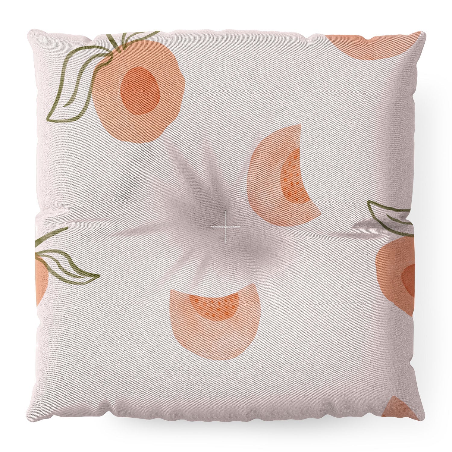 Menina Lisboa Ripe Peaches Floor Pillow Square