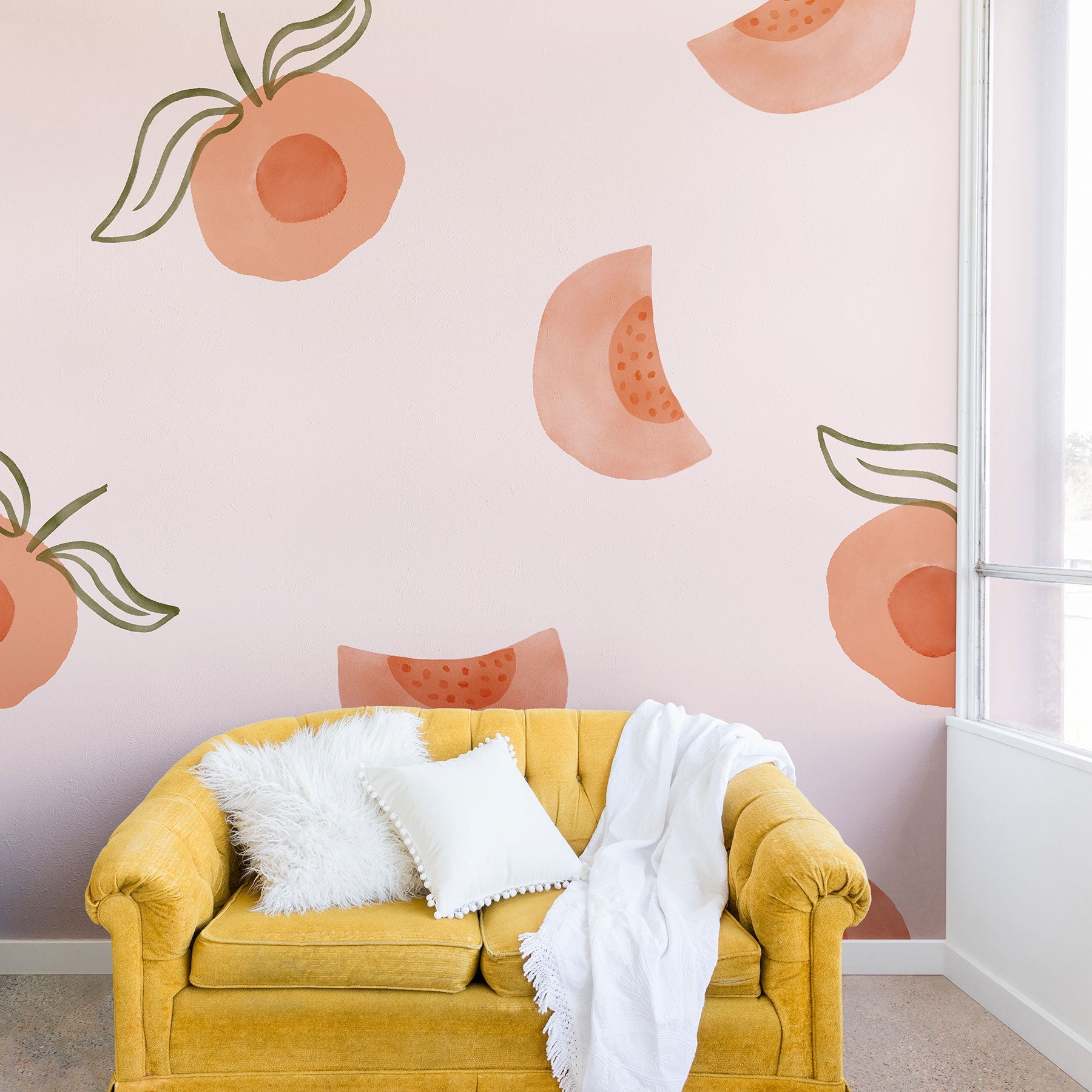 Menina Lisboa Ripe Peaches Wall Mural