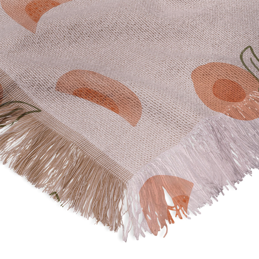Menina Lisboa Ripe Peaches Throw Blanket