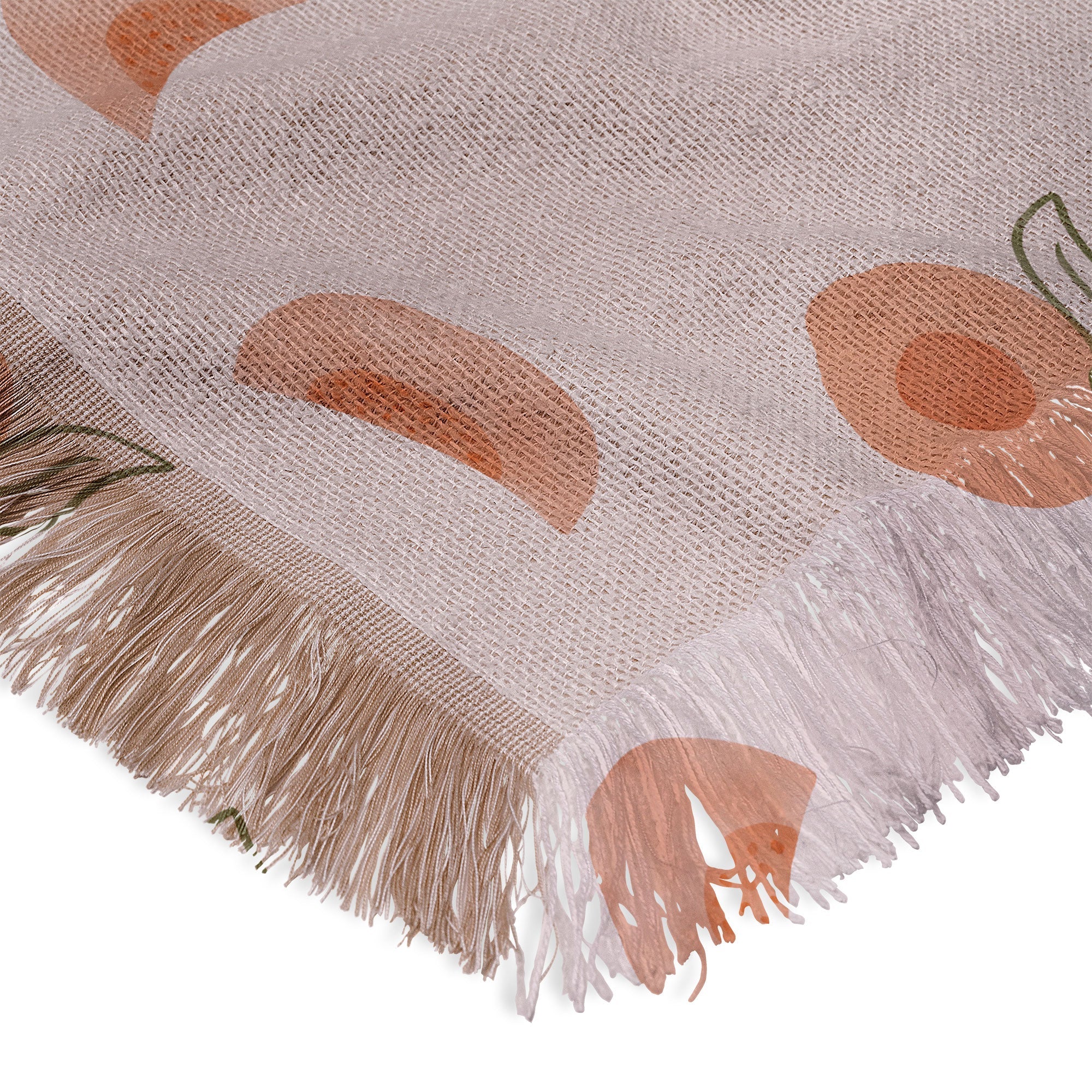 Menina Lisboa Ripe Peaches Throw Blanket