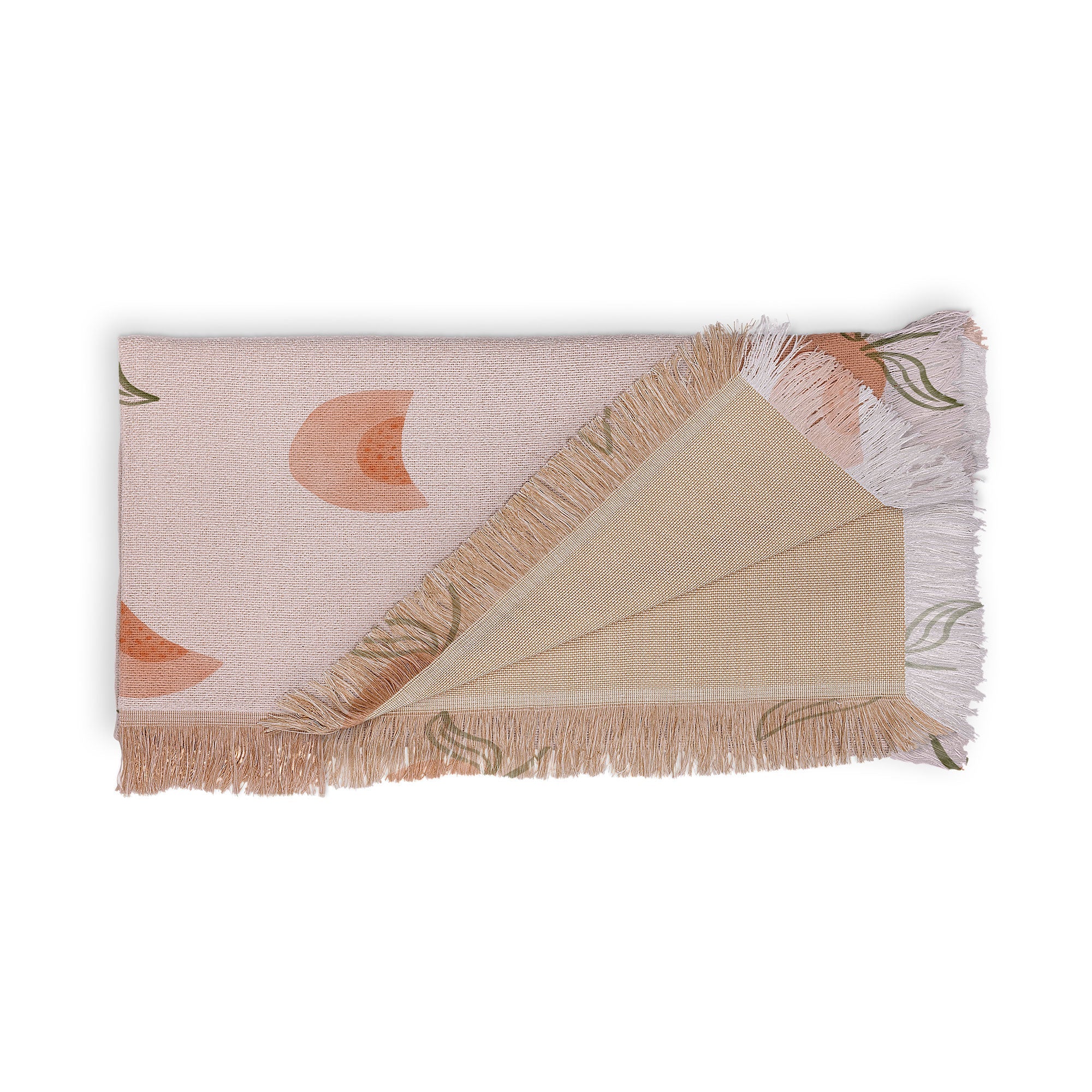 Menina Lisboa Ripe Peaches Throw Blanket