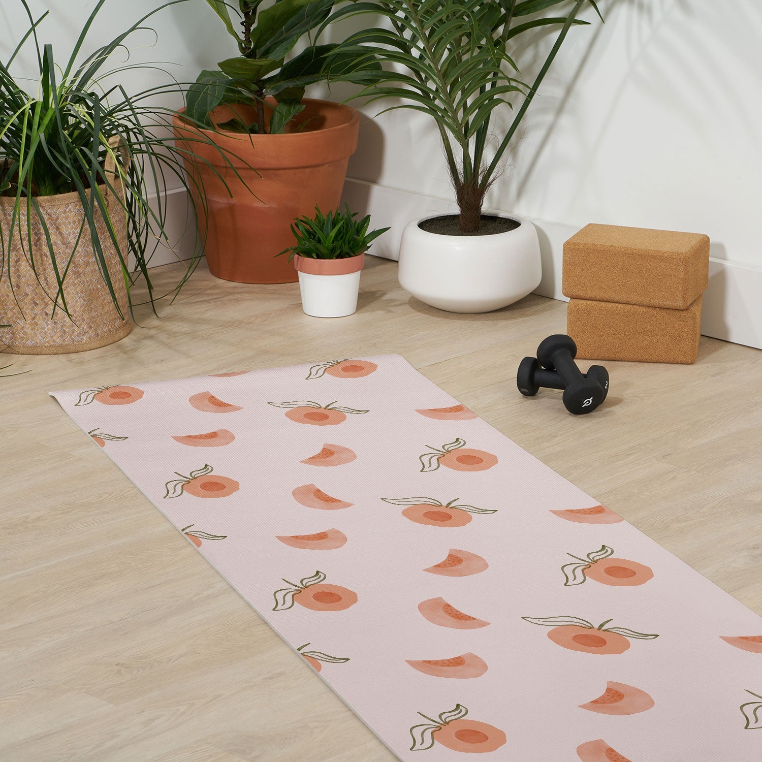 Menina Lisboa Ripe Peaches Yoga Mat