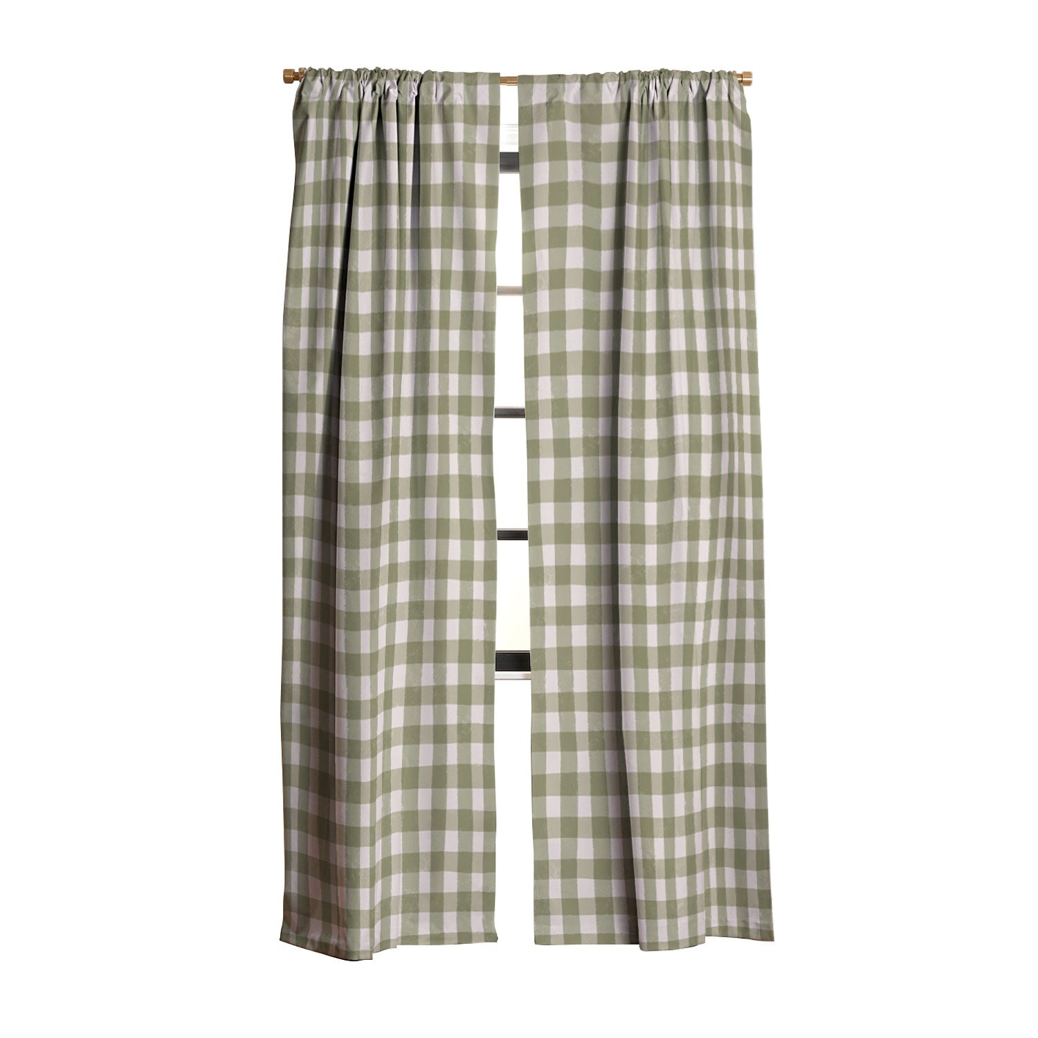 Menina Lisboa Rustic Green Plaid Blackout Non Repeat