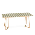 Menina Lisboa Rustic Green Plaid Coffee Table