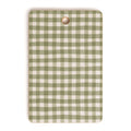 Menina Lisboa Rustic Green Plaid Cutting Board Rectangle