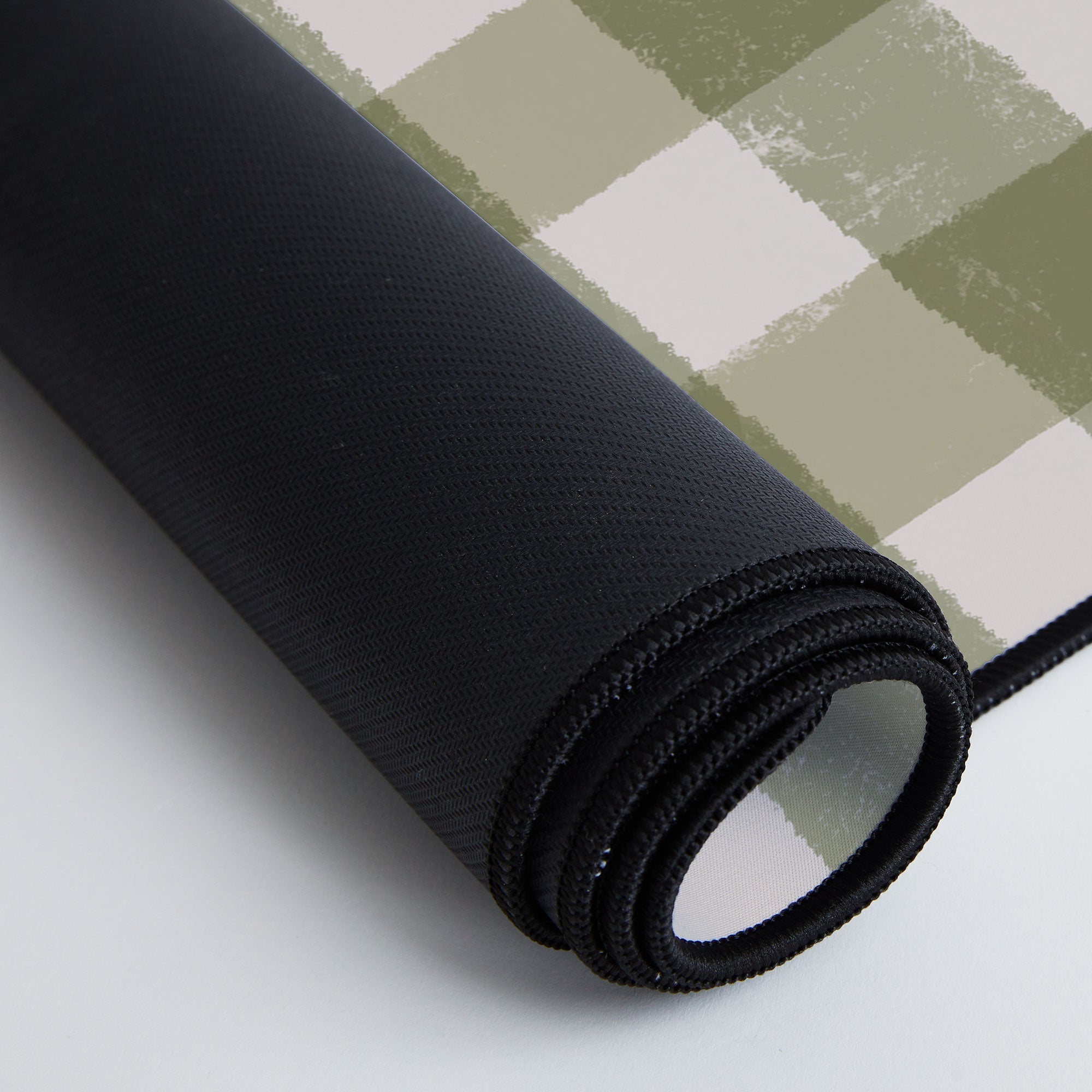 Menina Lisboa Rustic Green Plaid Desk Mat