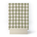 Menina Lisboa Rustic Green Plaid Mini Art Print