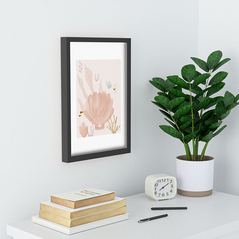 Menina Lisboa Shells and Starfish Recessed Framing Rectangle