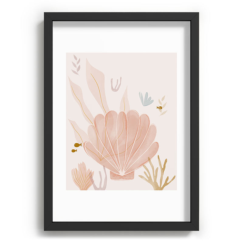 Menina Lisboa Shells and Starfish Recessed Framing Rectangle