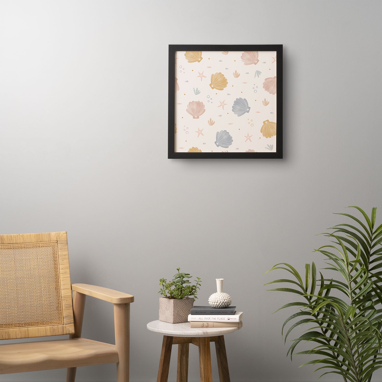 Menina Lisboa Shells and Starfish Framed Wall Art
