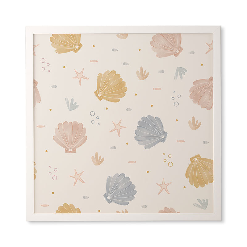 Menina Lisboa Shells and Starfish Framed Wall Art