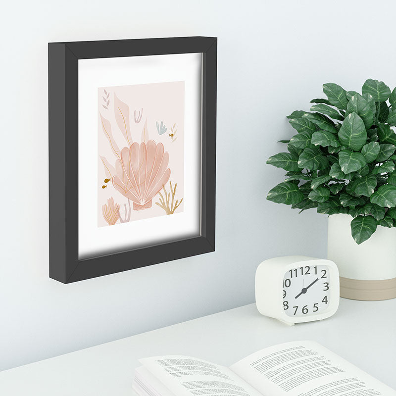 Menina Lisboa Shells and Starfish Recessed Framing Rectangle