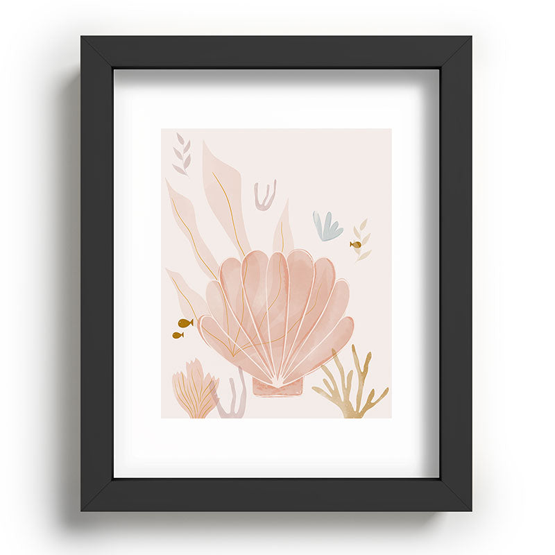 Menina Lisboa Shells and Starfish Recessed Framing Rectangle