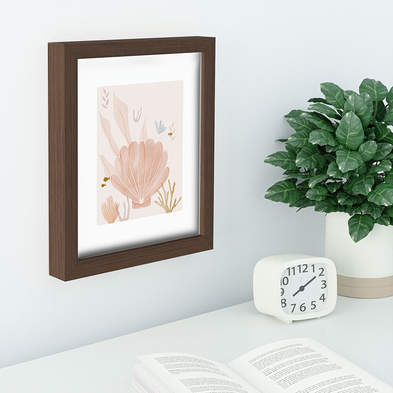 Menina Lisboa Shells and Starfish Recessed Framing Rectangle