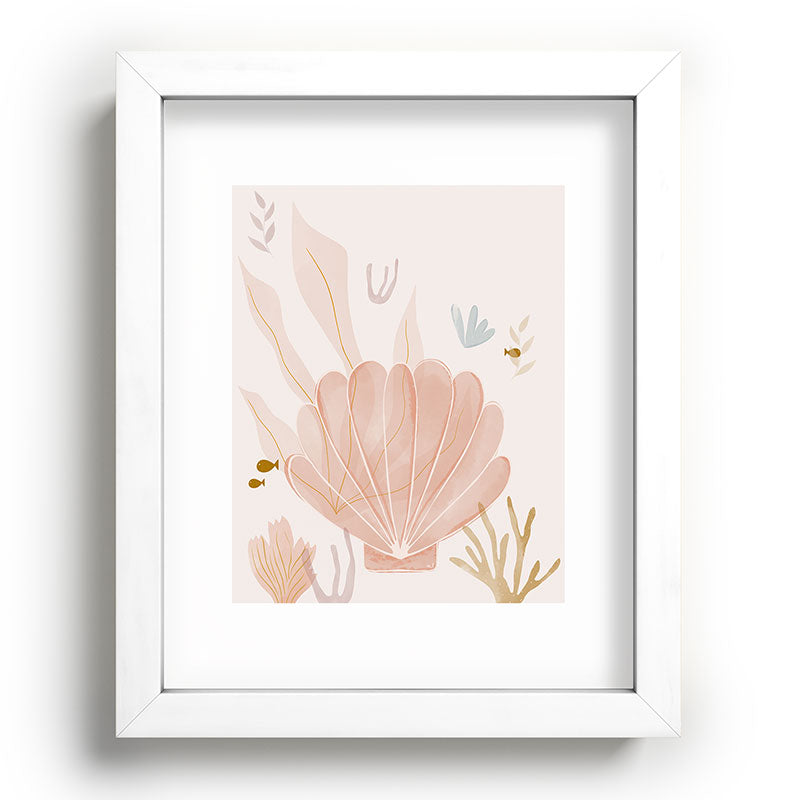 Menina Lisboa Shells and Starfish Recessed Framing Rectangle