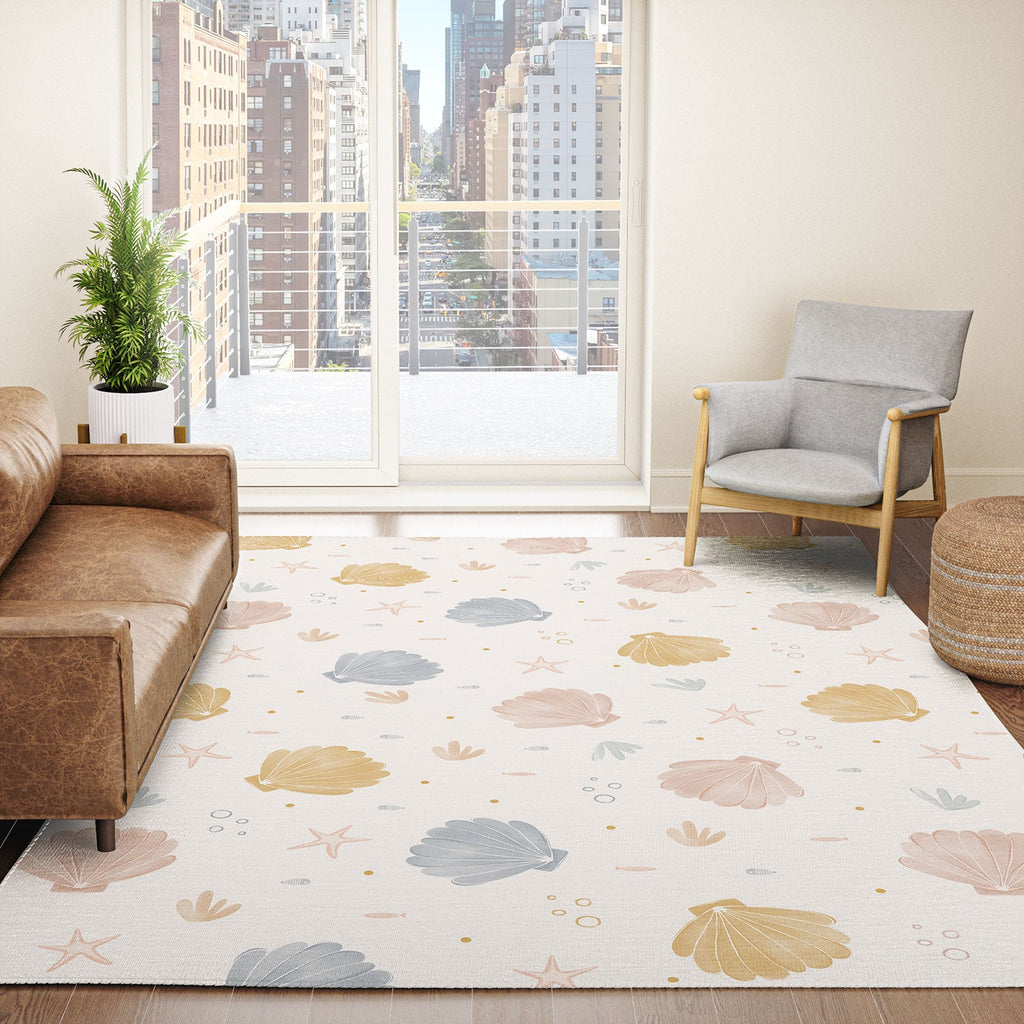 Menina Lisboa Shells and Starfish Area Rug