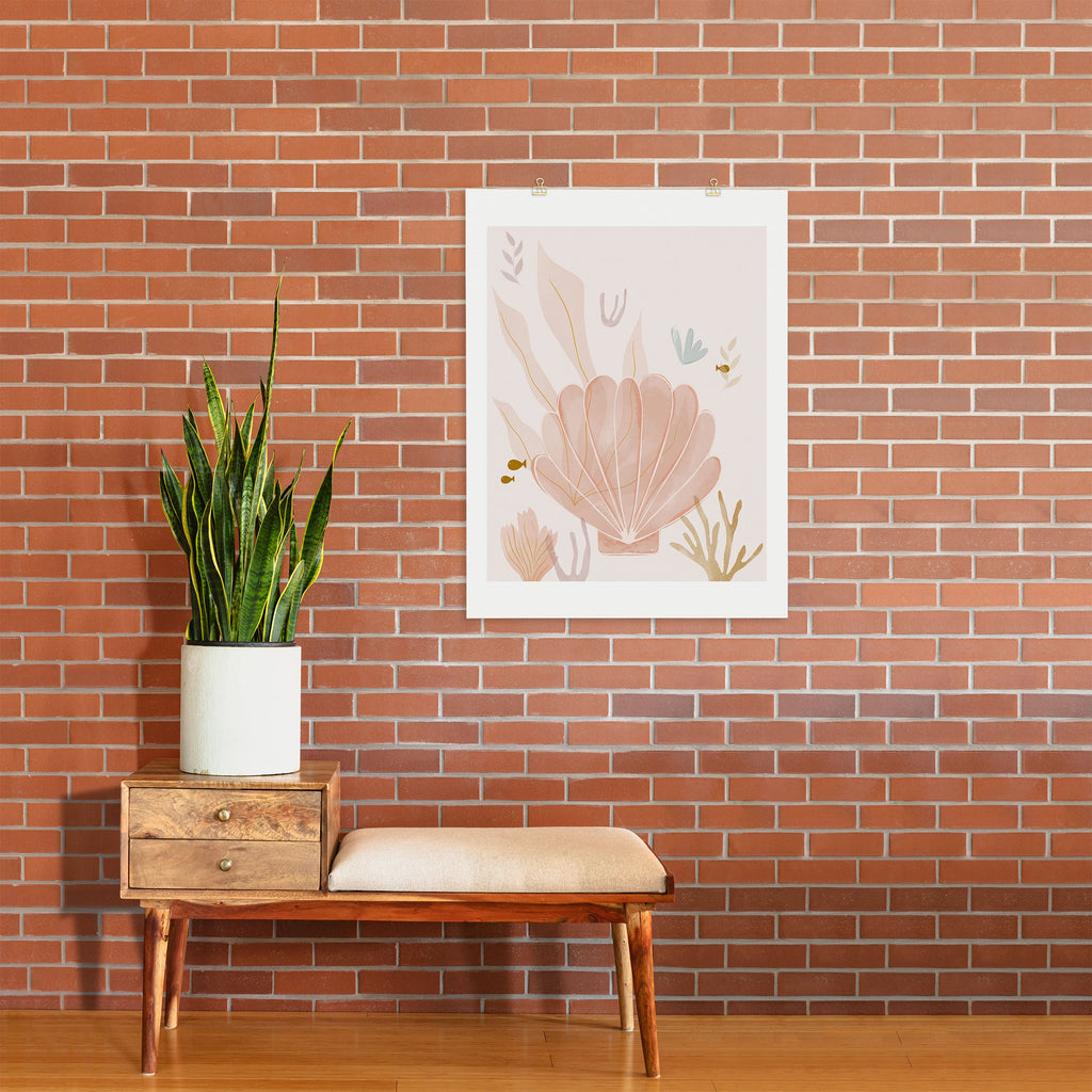 Menina Lisboa Shells and Starfish Art Print