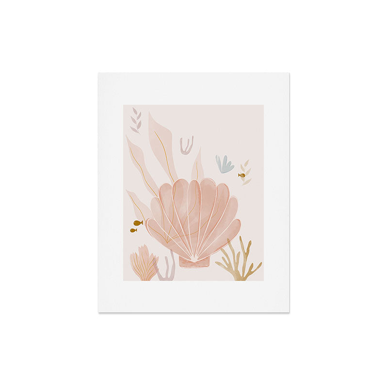 Menina Lisboa Shells and Starfish Art Print