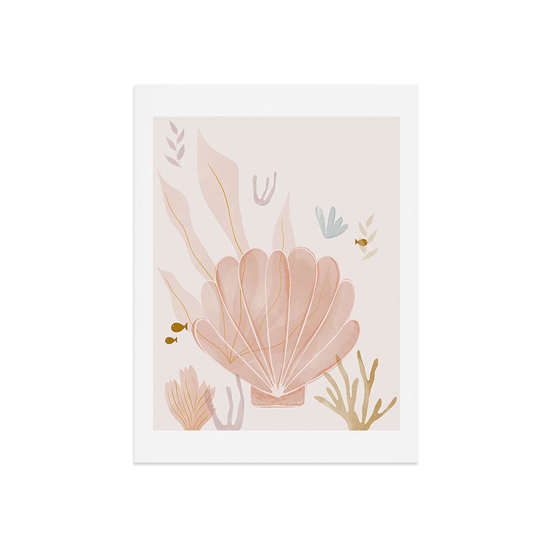 Menina Lisboa Shells and Starfish Art Print