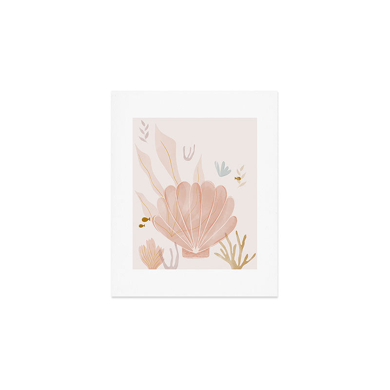 Menina Lisboa Shells and Starfish Art Print