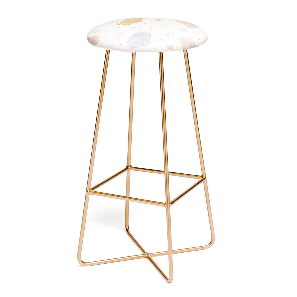 Menina Lisboa Shells and Starfish Bar Stool