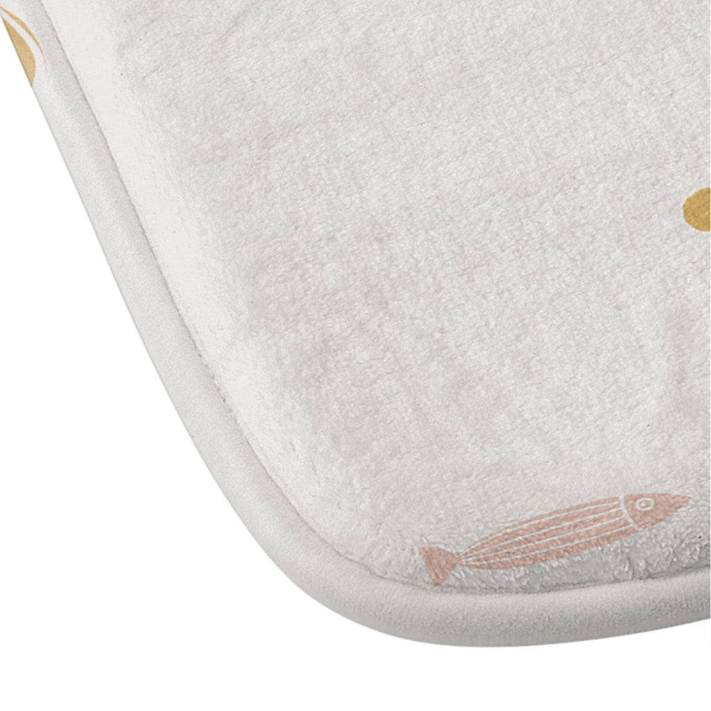 Menina Lisboa Shells and Starfish Memory Foam Bath Mat