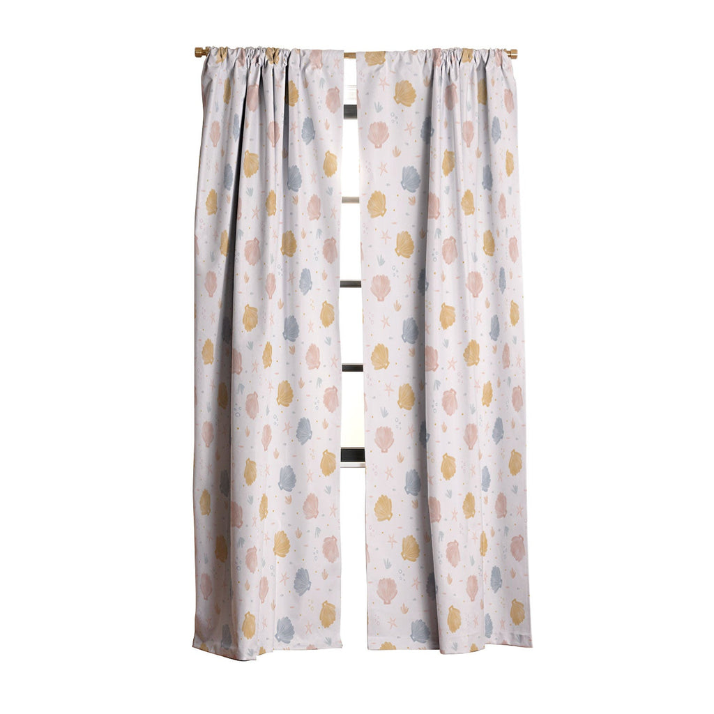 Menina Lisboa Shells and Starfish Blackout Window Curtain