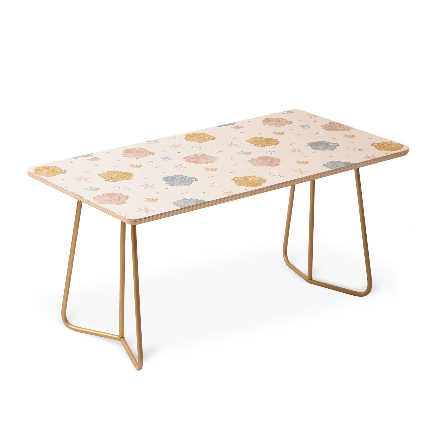 Menina Lisboa Shells and Starfish Coffee Table