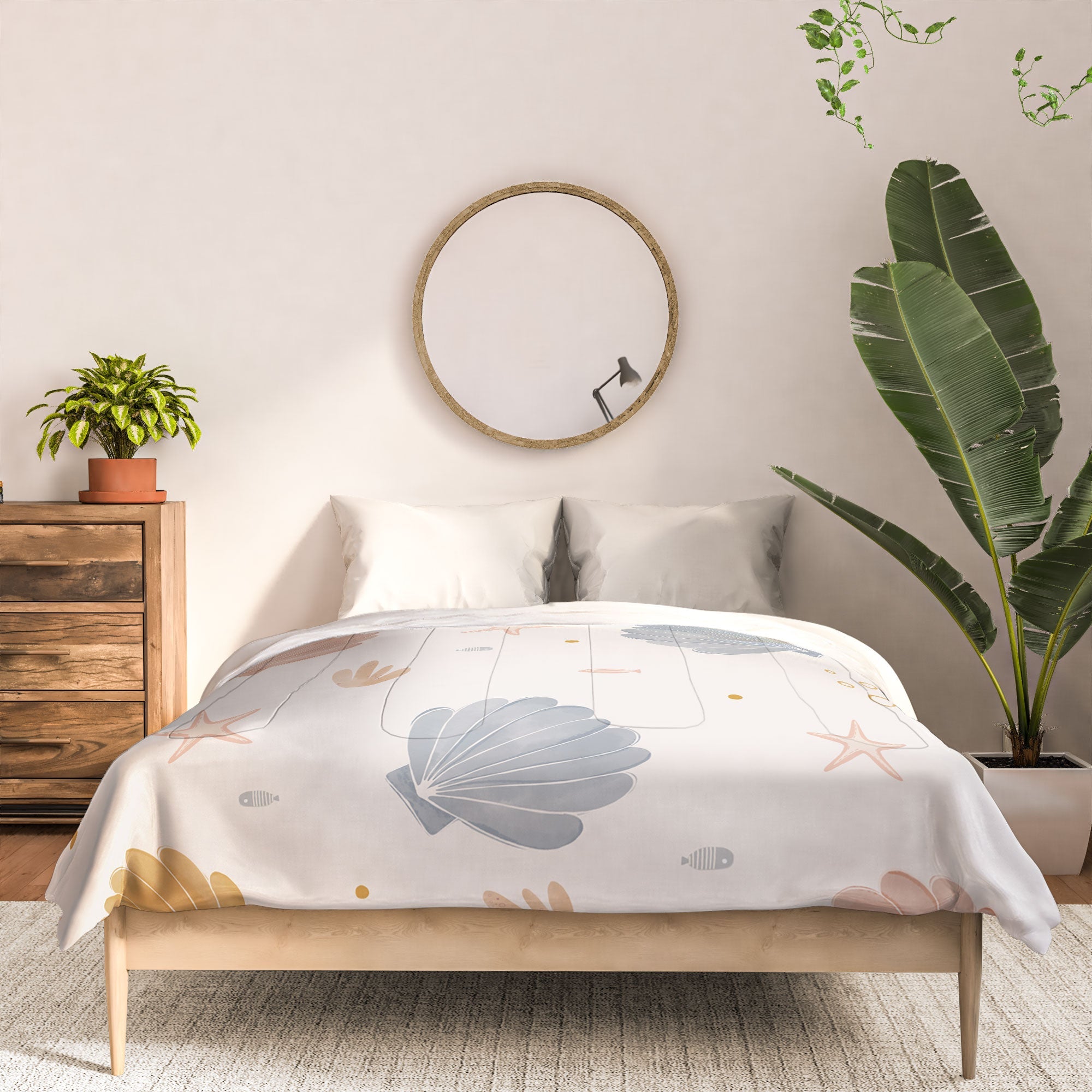 Menina Lisboa Shells and Starfish Comforter
