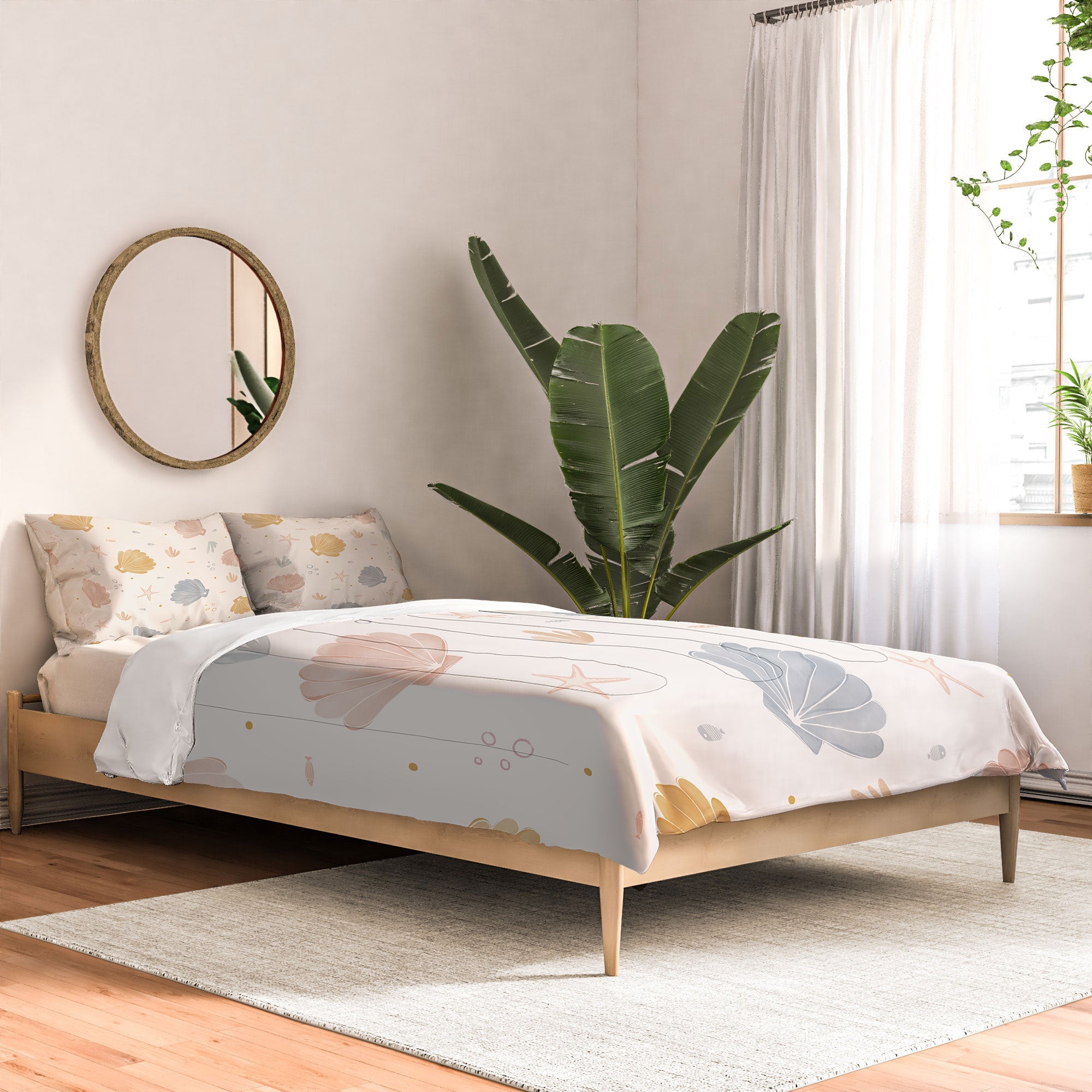 Menina Lisboa Shells and Starfish Comforter