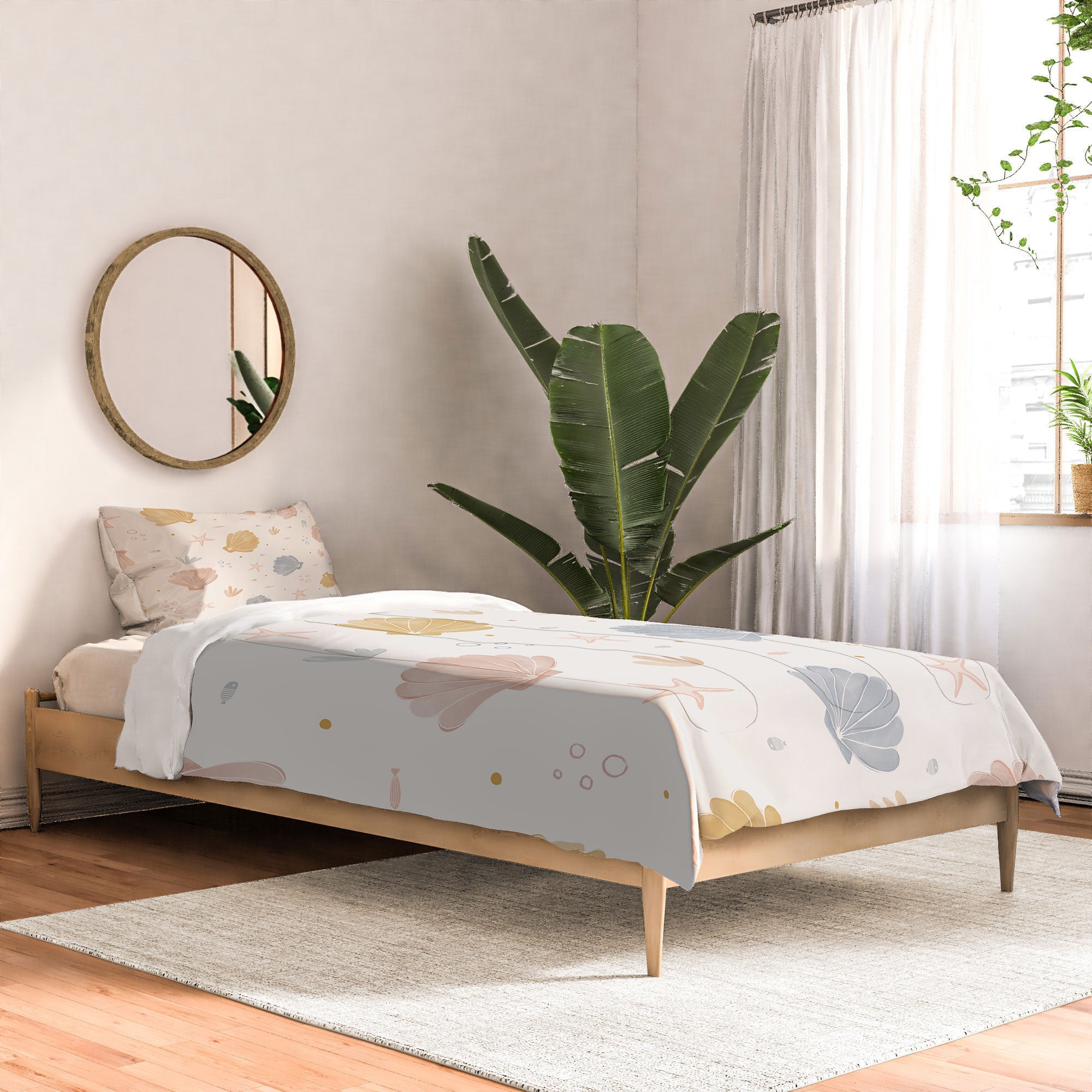 Menina Lisboa Shells and Starfish Comforter