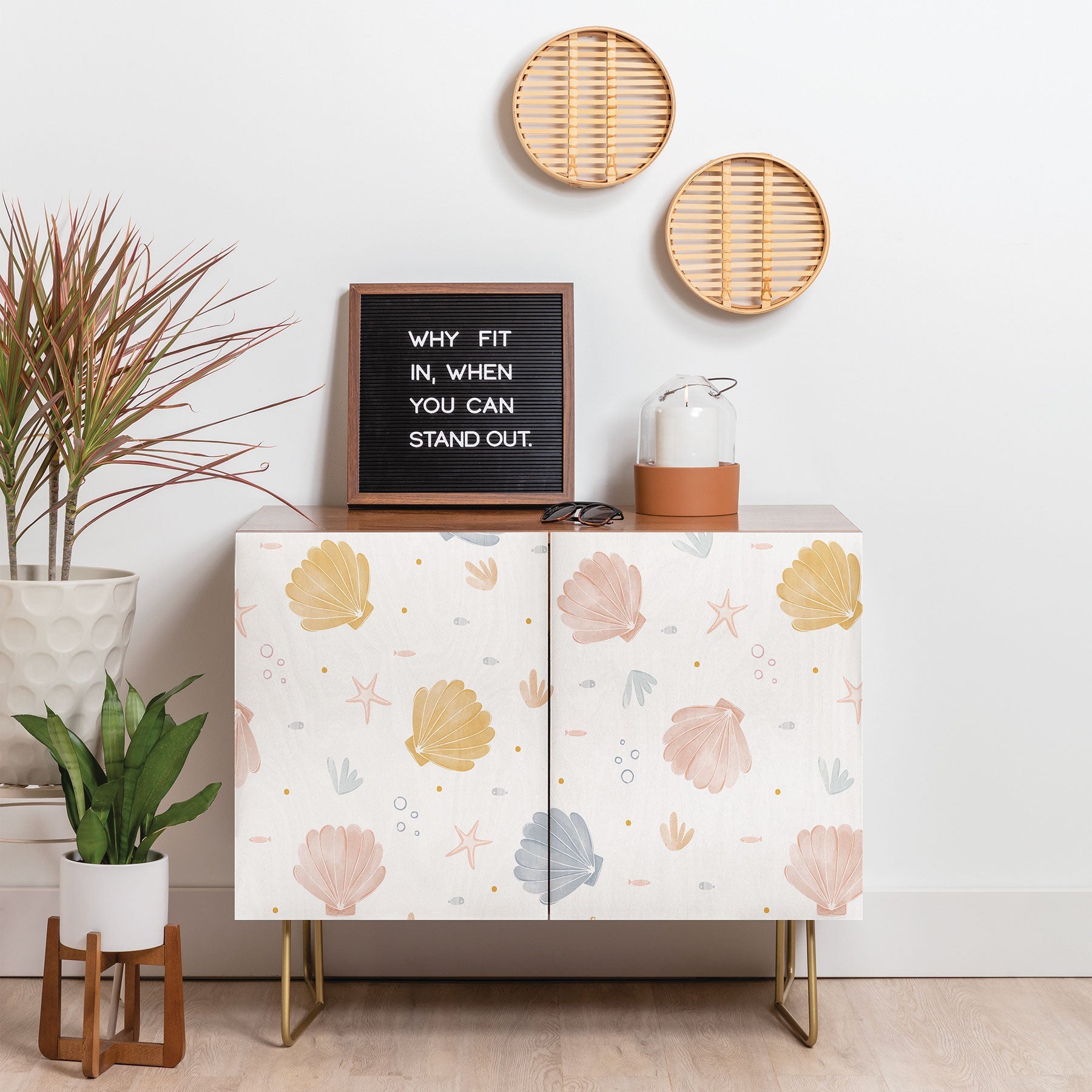 Menina Lisboa Shells and Starfish Credenza