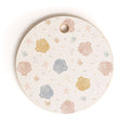 Menina Lisboa Shells and Starfish Cutting Board Round