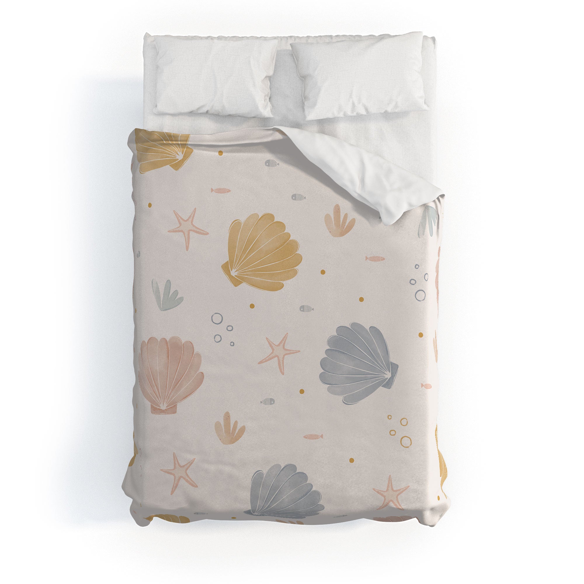 Menina Lisboa Shells and Starfish Duvet Cover