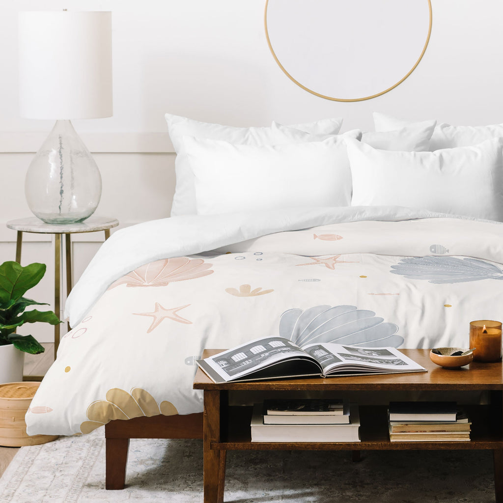 Menina Lisboa Shells and Starfish Duvet Cover