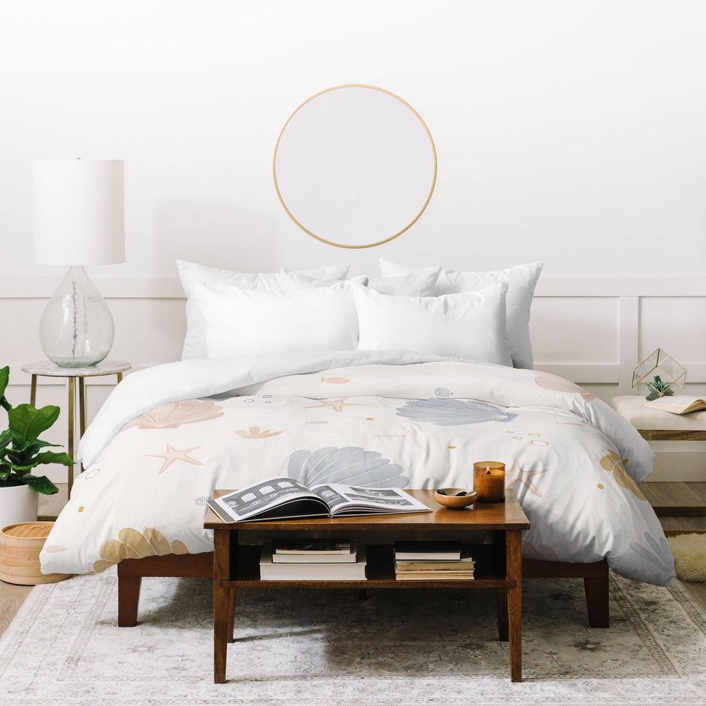 Menina Lisboa Shells and Starfish Duvet Cover