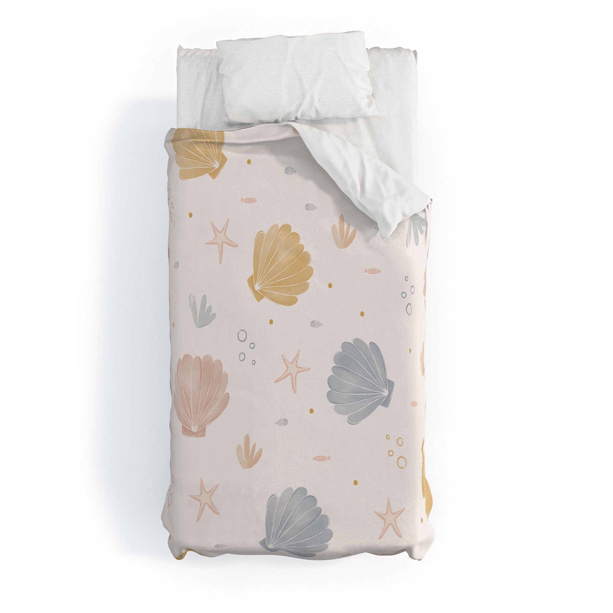 Menina Lisboa Shells and Starfish Duvet Cover