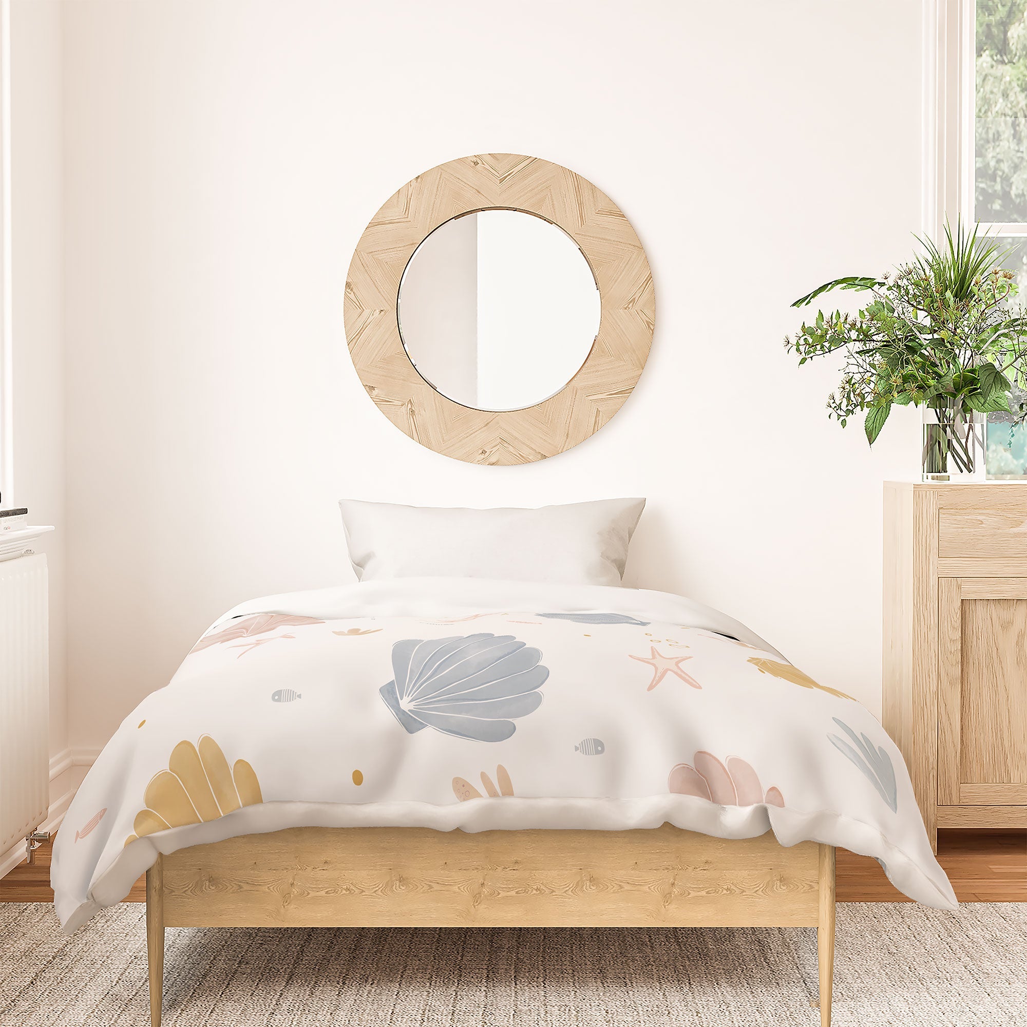 Menina Lisboa Shells and Starfish Duvet Cover
