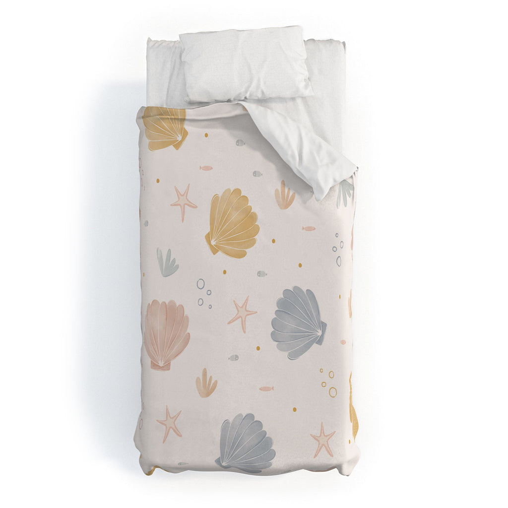 Menina Lisboa Shells and Starfish Duvet Cover