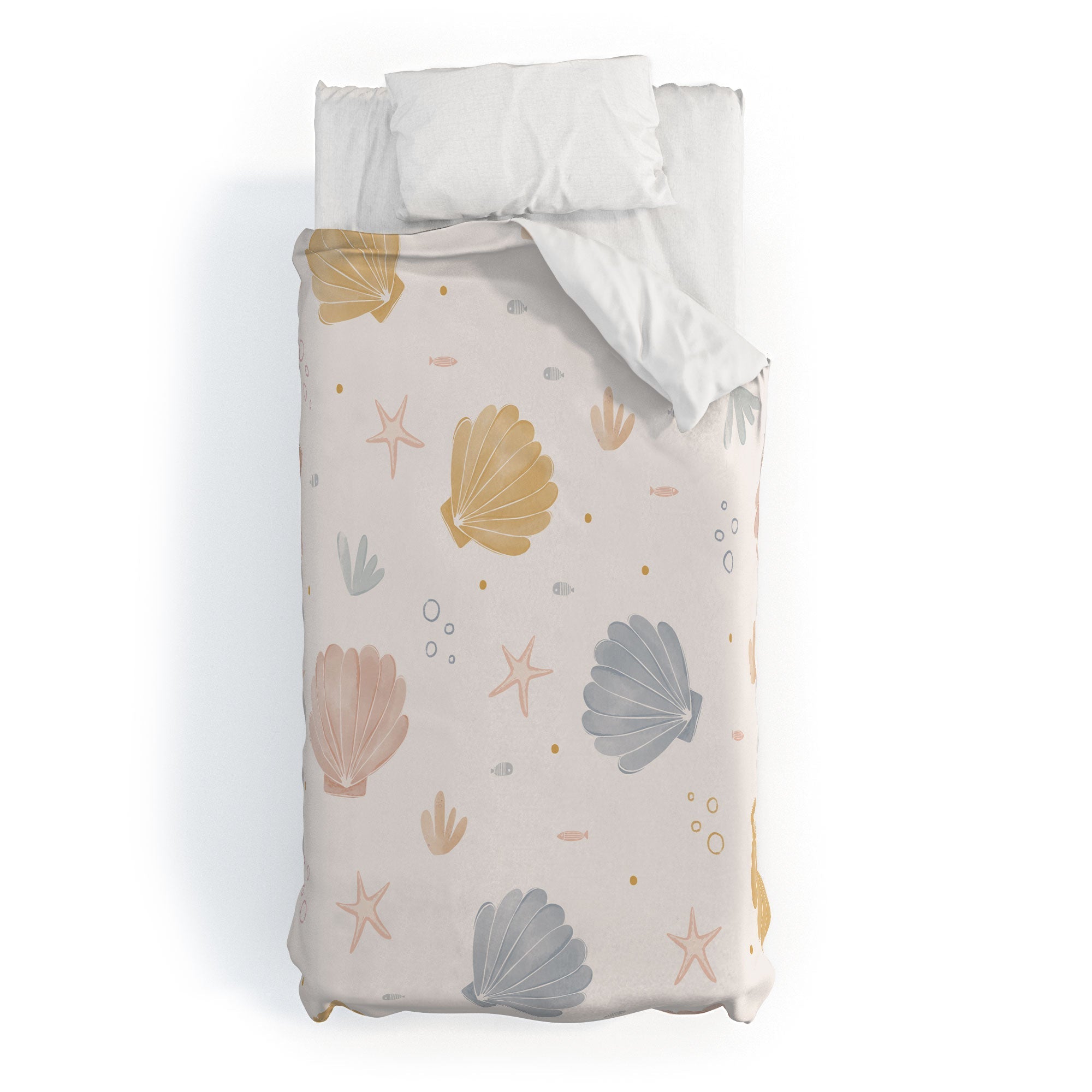 Menina Lisboa Shells and Starfish Duvet Cover