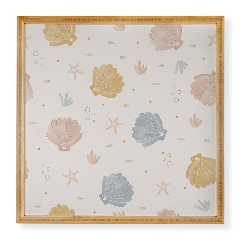 Menina Lisboa Shells and Starfish Framed Wall Art