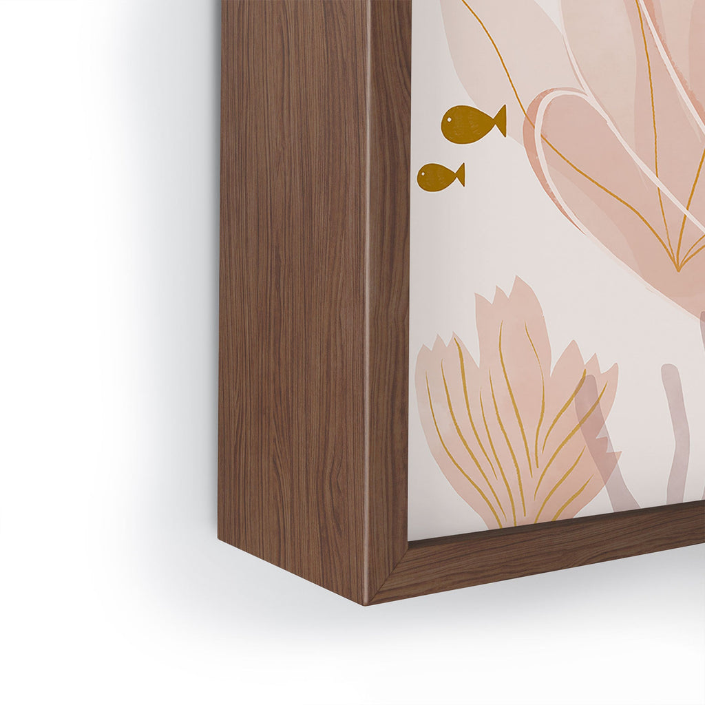 Menina Lisboa Shells and Starfish Framed Mini Art Print