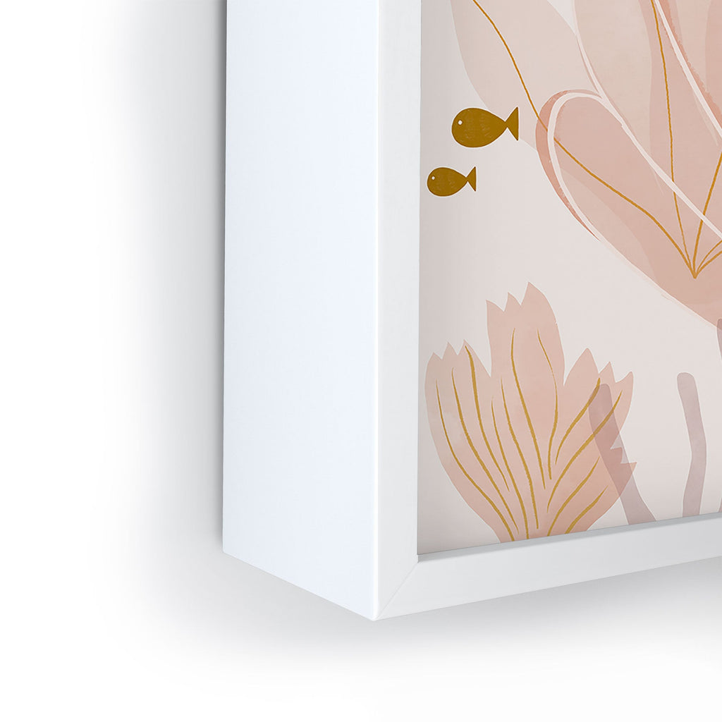 Menina Lisboa Shells and Starfish Framed Mini Art Print