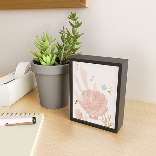 Menina Lisboa Shells and Starfish Framed Mini Art Print