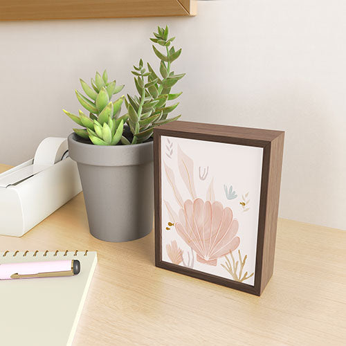 Menina Lisboa Shells and Starfish Framed Mini Art Print