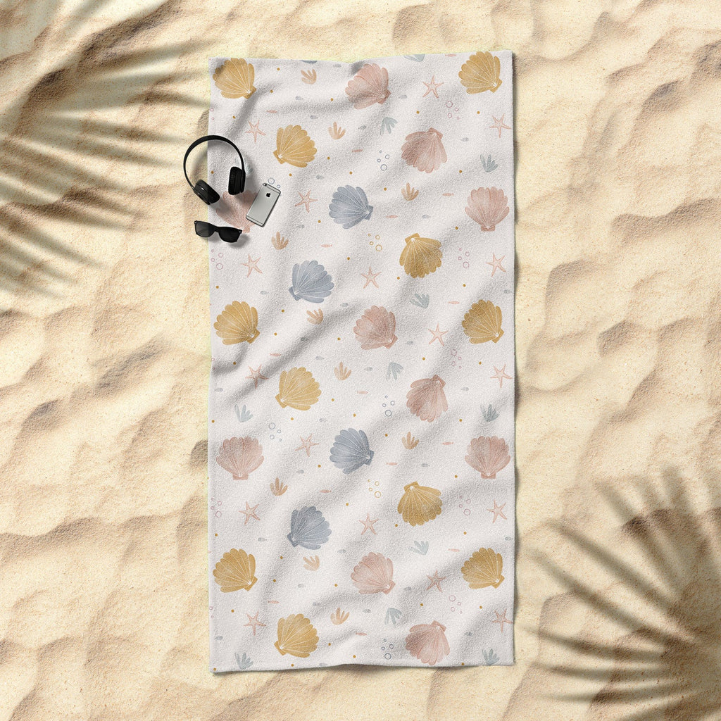 Menina Lisboa Shells and Starfish Beach Towel