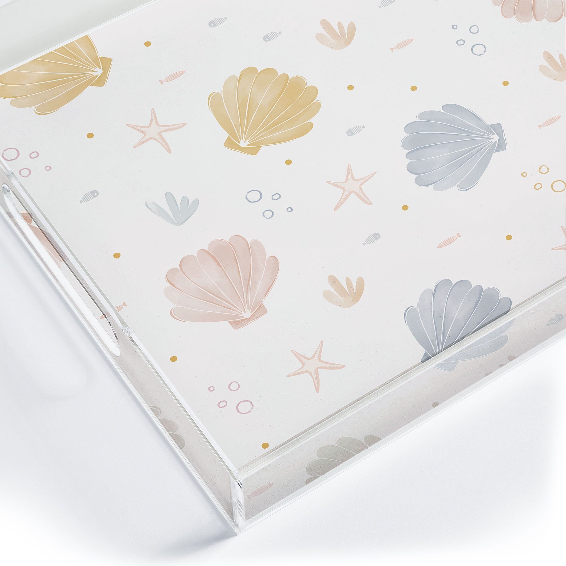 Menina Lisboa Shells and Starfish Acrylic Tray