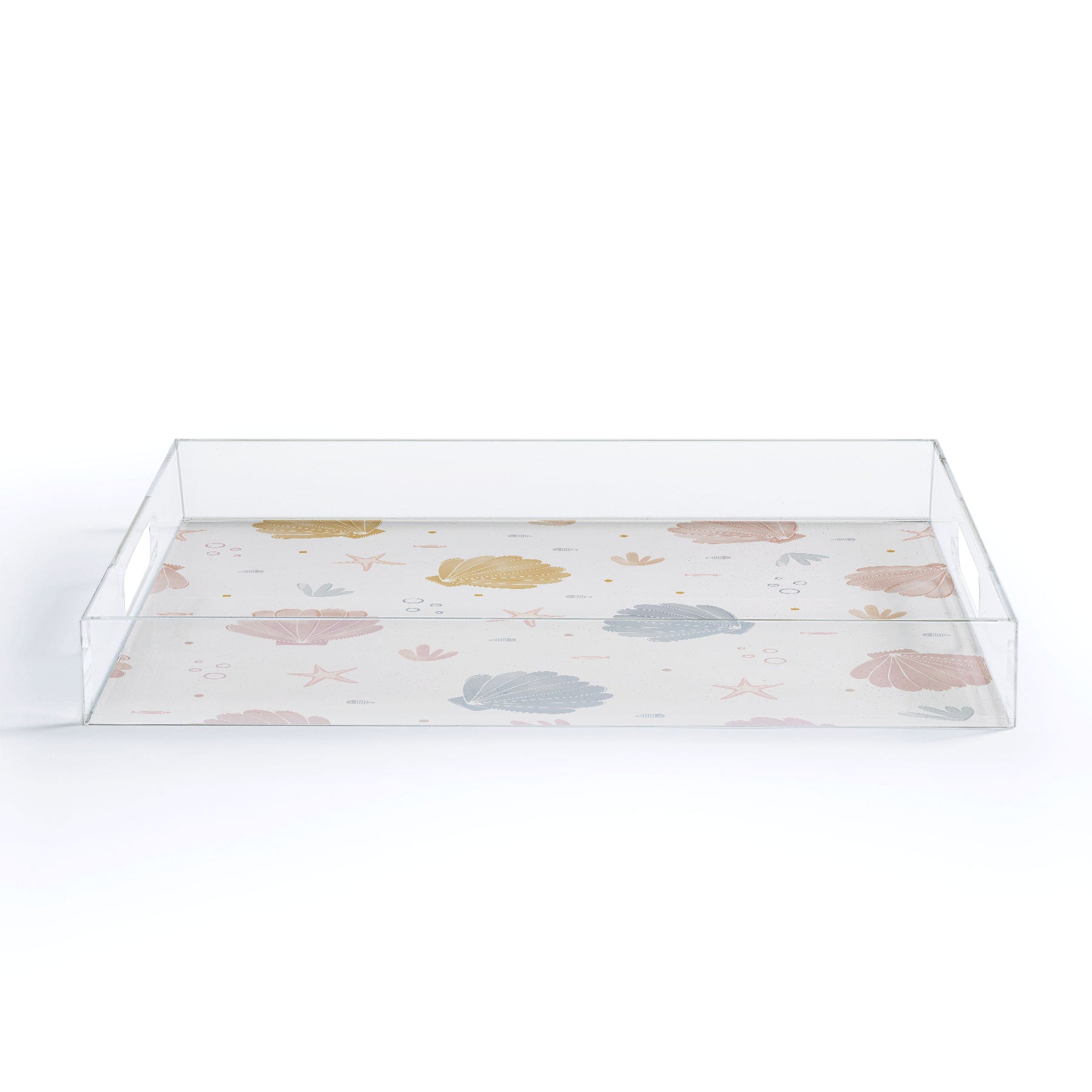 Menina Lisboa Shells and Starfish Acrylic Tray