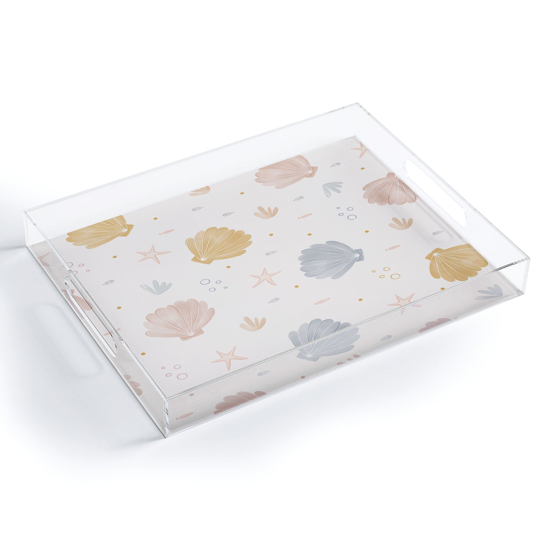 Menina Lisboa Shells and Starfish Acrylic Tray